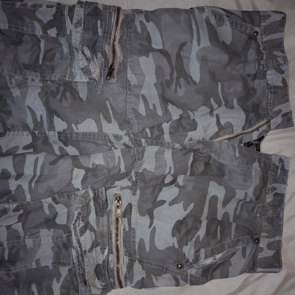 Denim camouflage men shorts - Picture 5 of 7
